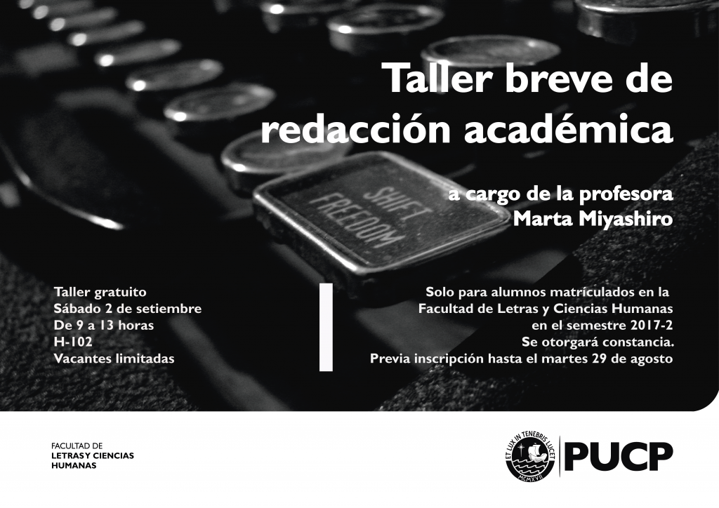 Taller breve de redacción académica